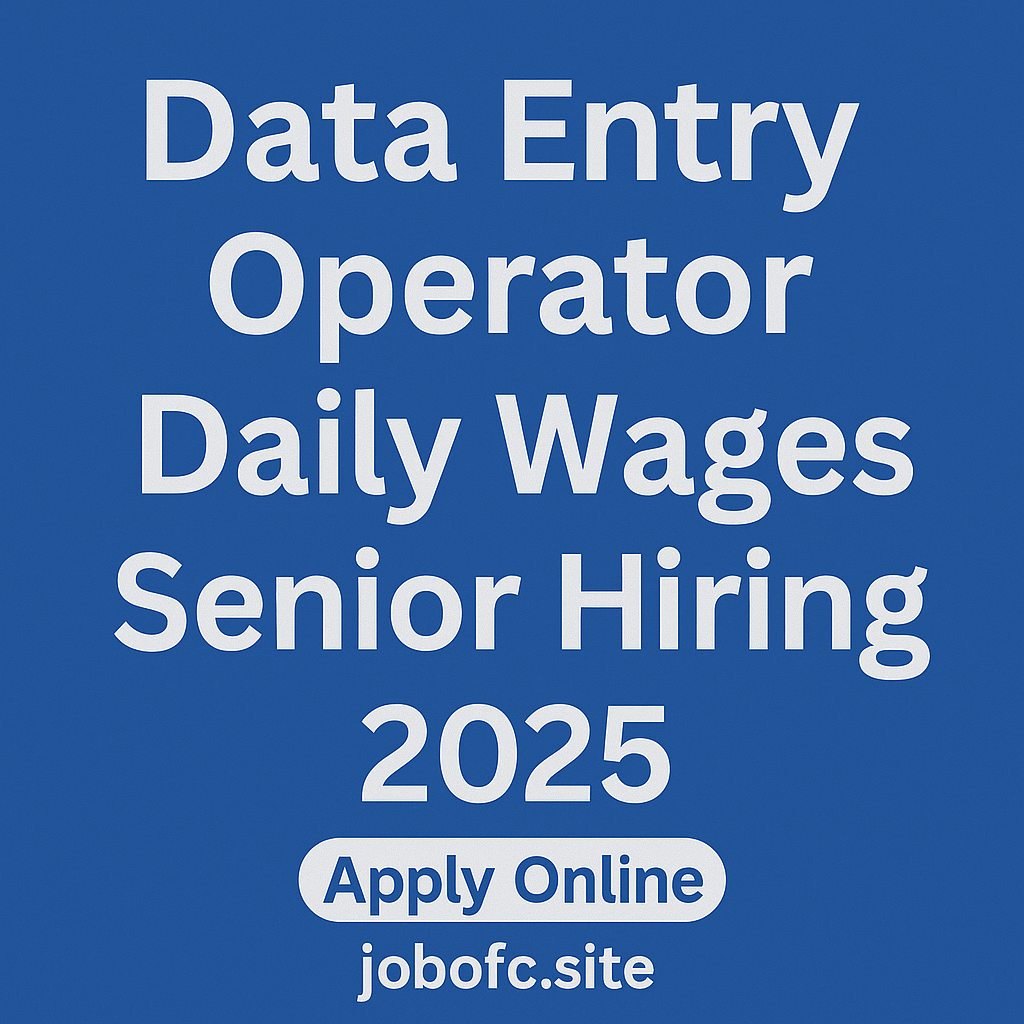 Data Entry Operator